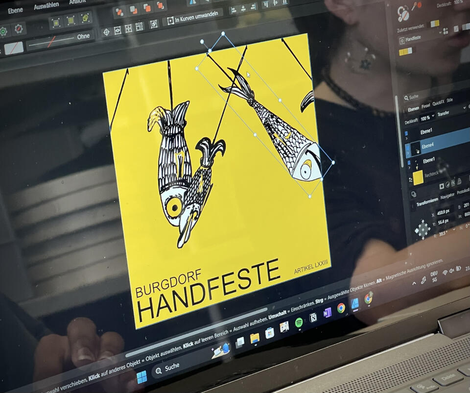 Projekt Plakatgestaltung «750 Jahre Handfeste Burgdorf»
