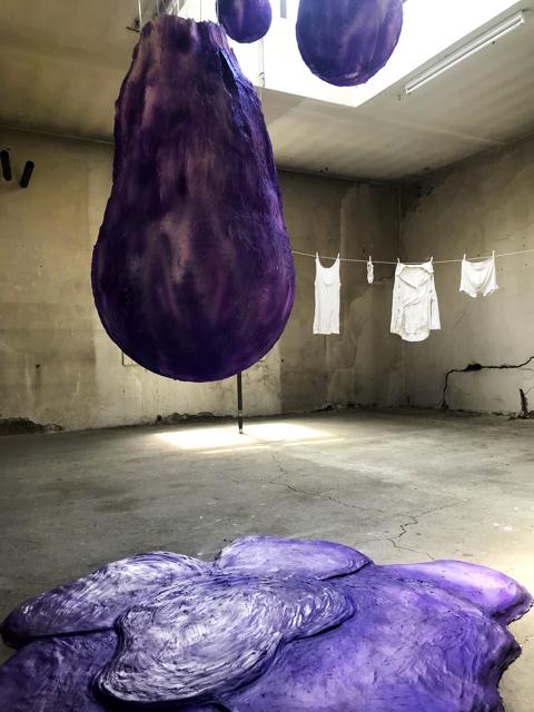 Schwerpunktfach-Ausstellung in der alten Bleichi, Kantonsschule Wohlen, © Gabriela Rey 2024