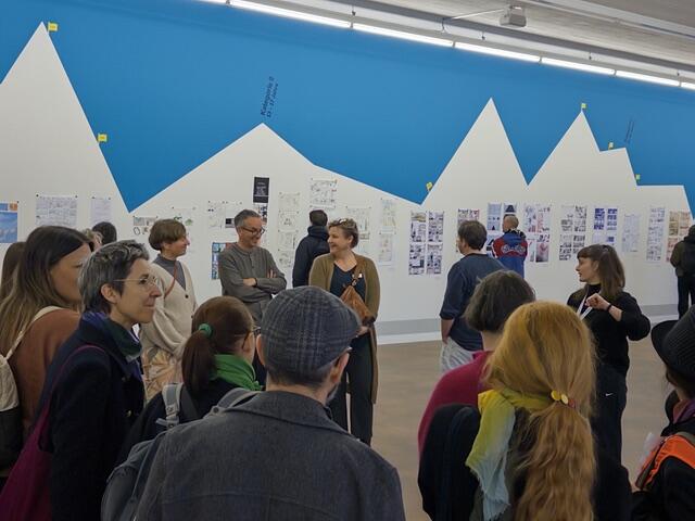 In der Fumetto-Wettbewerbsausstellung «Peak» im Akku (Foto: Tobias Erhard)